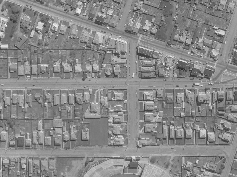 550 Moorhouse Avenue from the air, 1960-1964