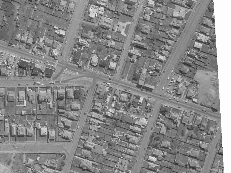 237 Ferry Road from the air, 1960-1964