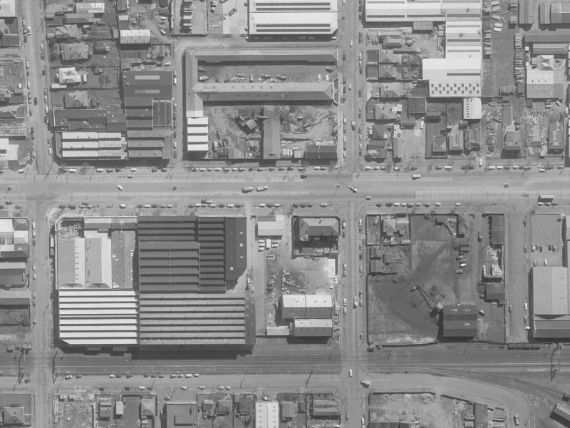 190 Moorhouse Avenue from the air, 1960-1964