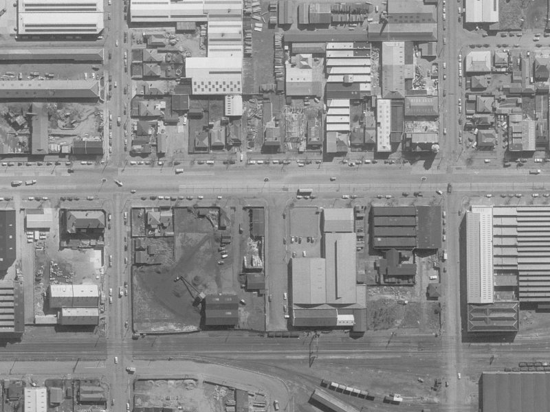 210 Moorhouse Avenue from the air, 1960-1964