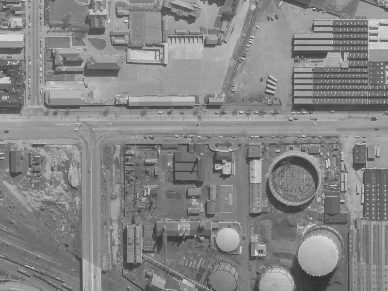 466 Moorhouse Avenue from the air, 1960-1964