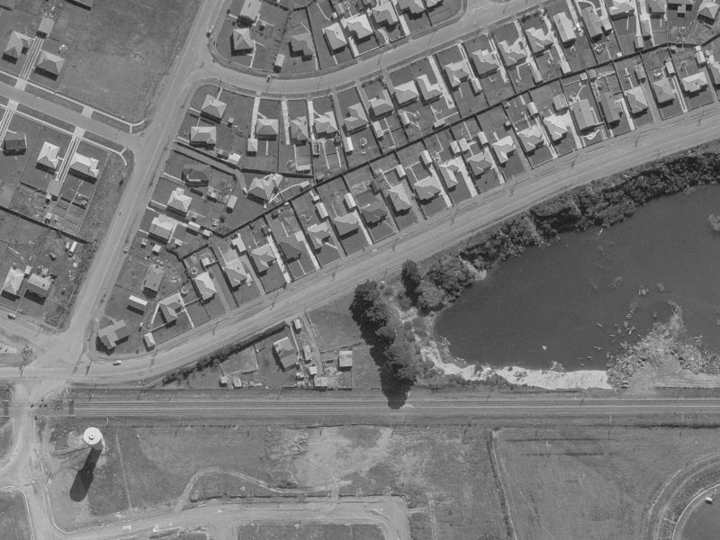292 Waterloo Road from the air, 1960-1964