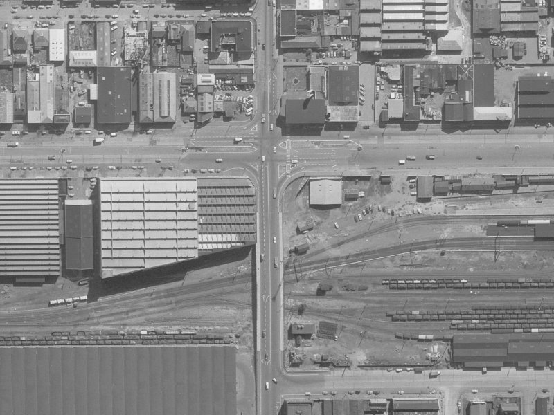 316 Moorhouse Avenue from the air, 1960-1964