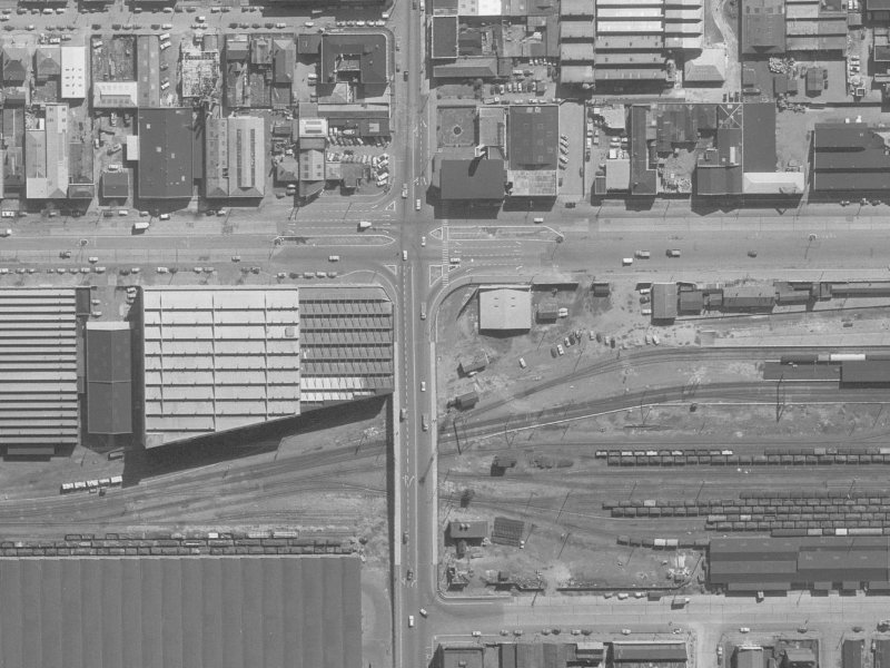 506 Colombo Street from the air, 1960-1964