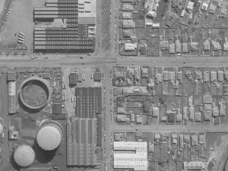 98 Falsgrave Street from the air, 1960-1964