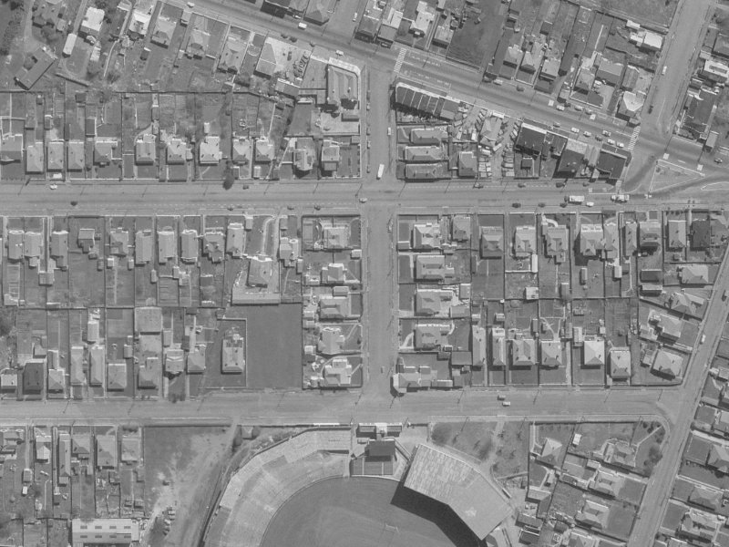 Lancaster Street from the air, 1960-1964
