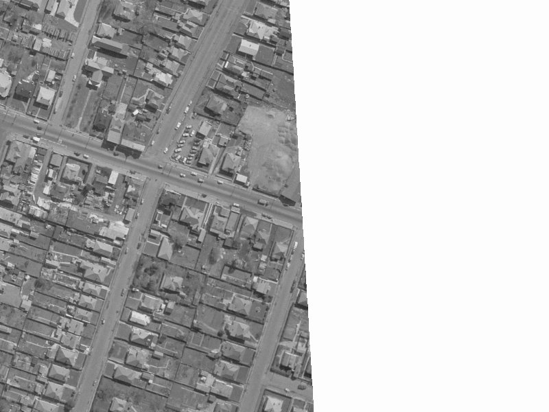263-271 Ferry Road from the air, 1960-1964