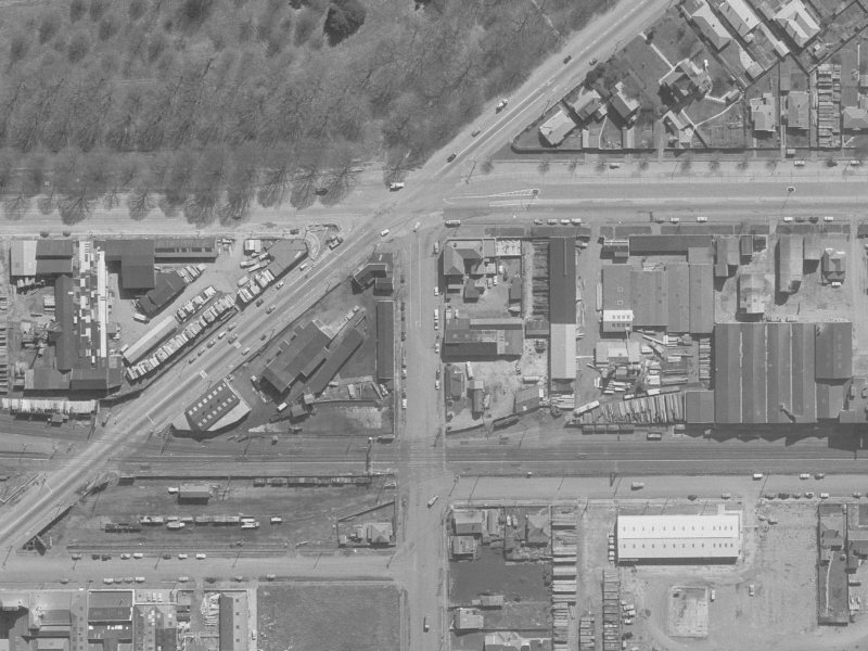 60 Grove Road from the air, 1960-1964