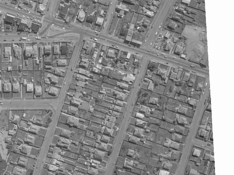 105 Barbour Street from the air, 1960-1964