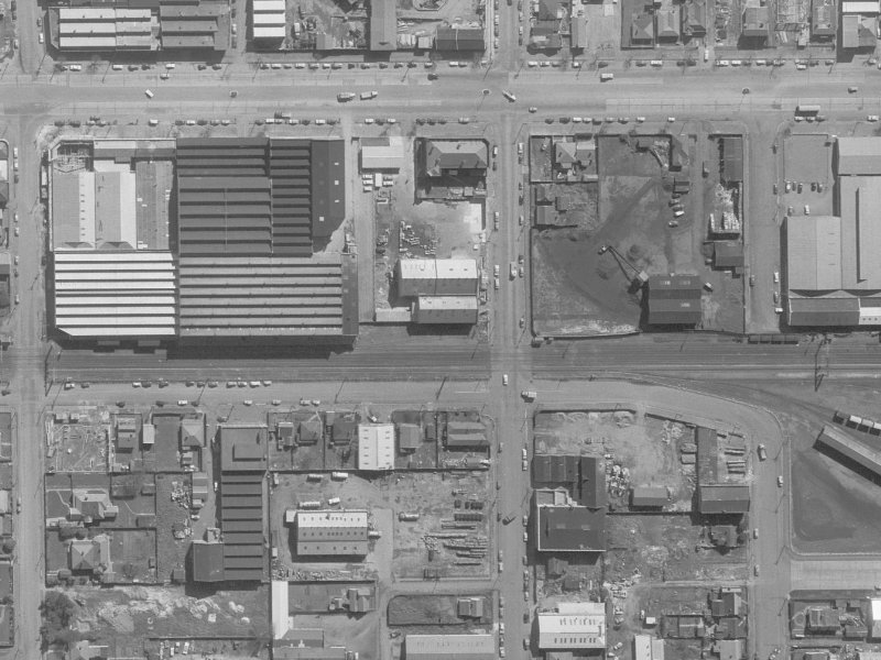 130B Montreal Street from the air, 1960-1964