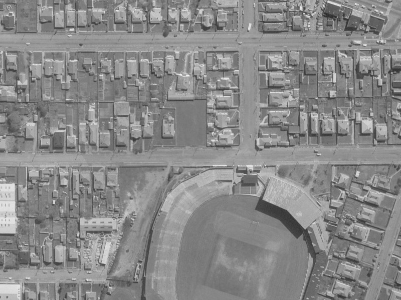 47 Stevens Street from the air, 1960-1964