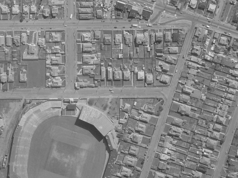 69 Stevens Street from the air, 1960-1964
