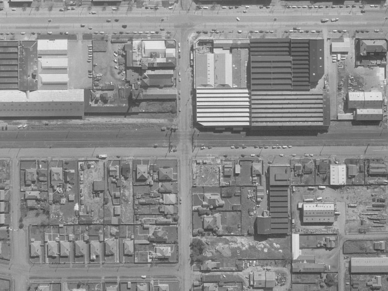 196 Hazeldean Road from the air, 1960-1964