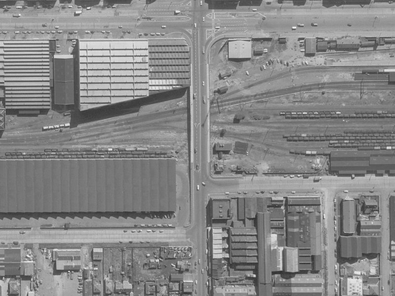 502 Colombo Street from the air, 1960-1964