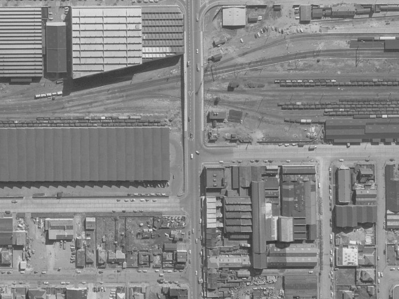 22 Carlyle Street from the air, 1960-1964