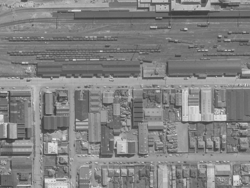 114 Carlyle Street from the air, 1960-1964