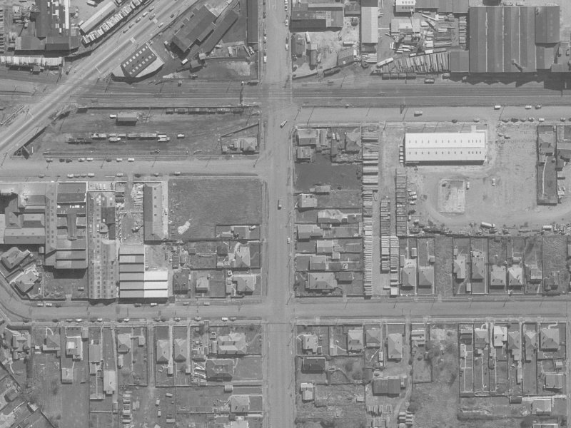 43 Grove Road from the air, 1960-1964