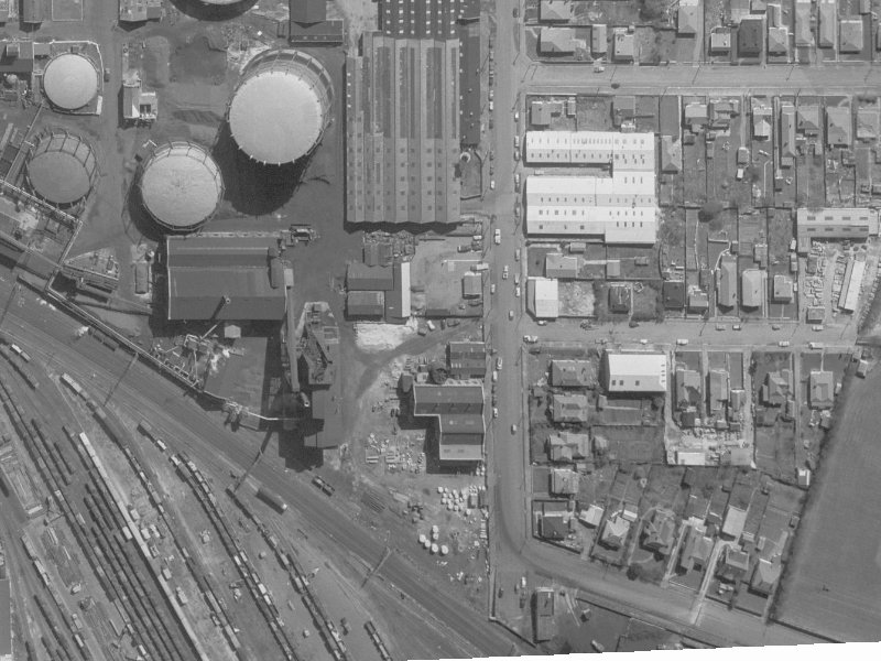 69 Falsgrave Street from the air, 1960-1964