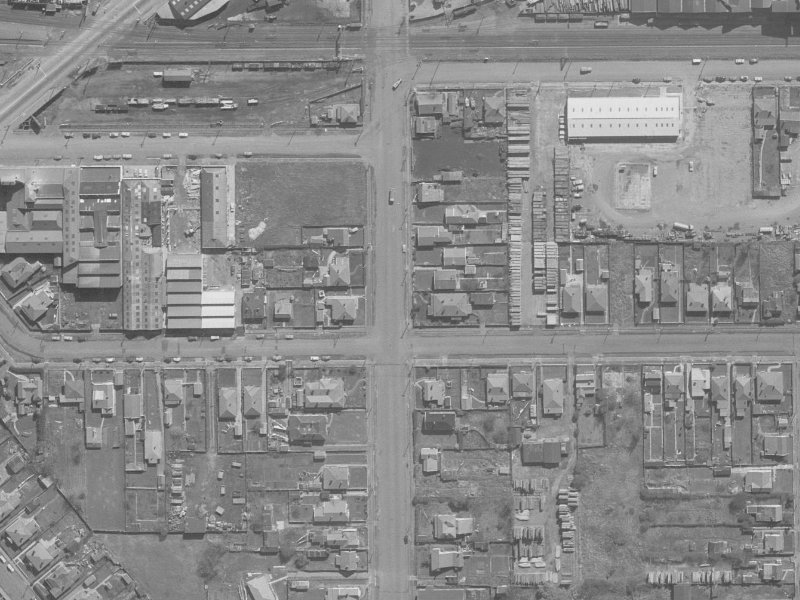 36-34 Grove Road from the air, 1960-1964