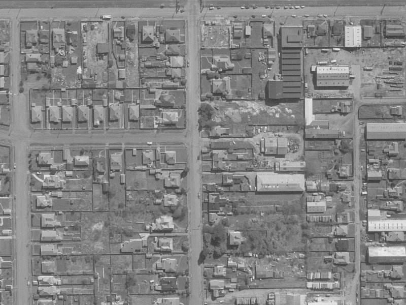 90 Disraeli Street from the air, 1960-1964
