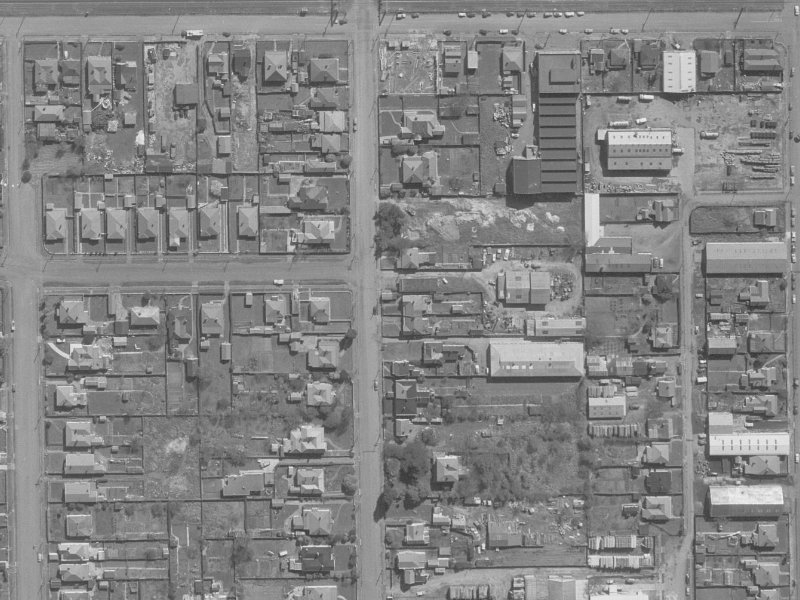 90a Disraeli Street from the air, 1960-1964