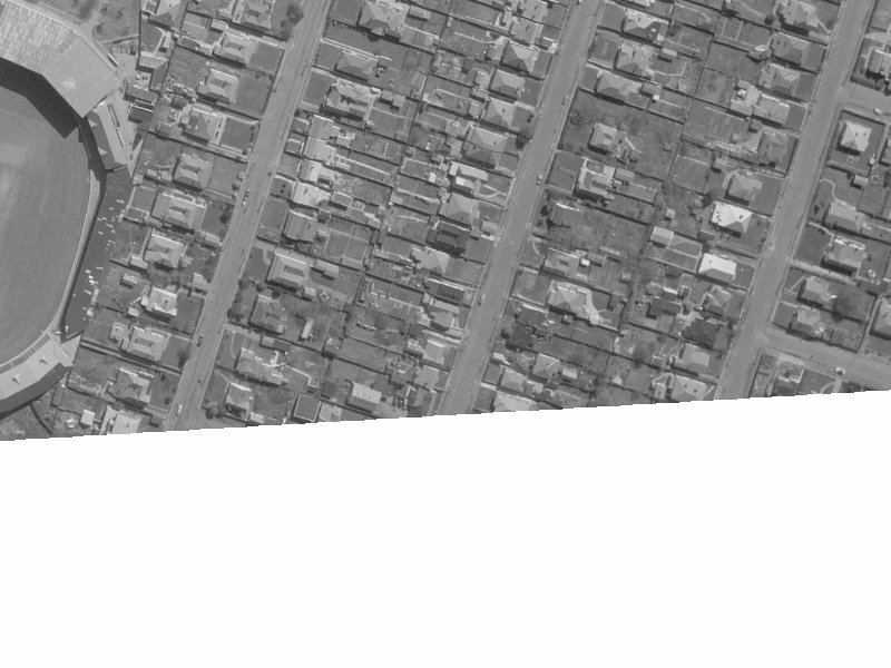 70 Barbour Street from the air, 1960-1964