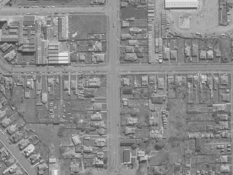 28B Grove Road from the air, 1960-1964