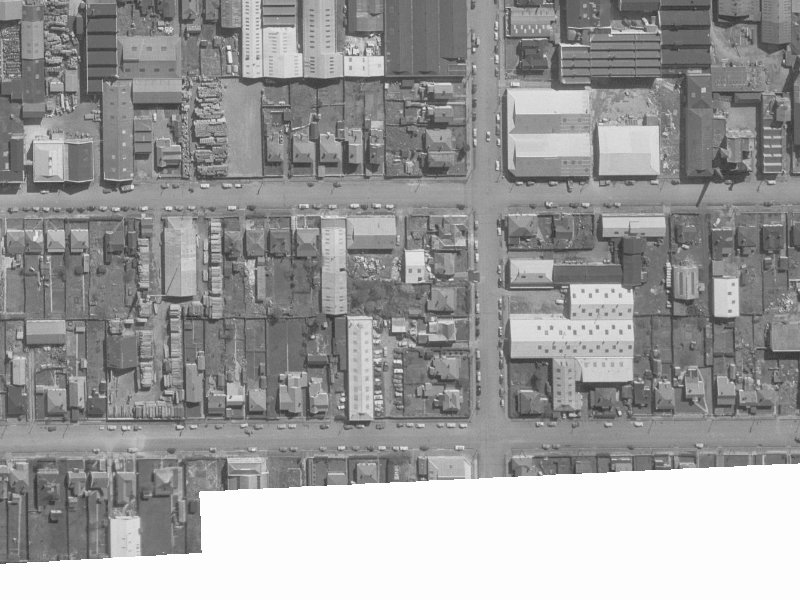 83 Gasson Street from the air, 1960-1964