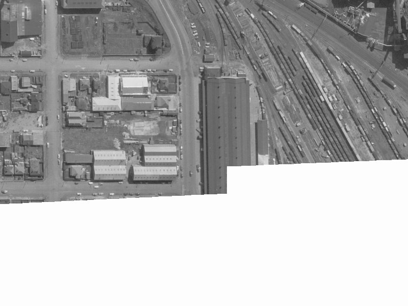 240 Waltham Road from the air, 1960-1964