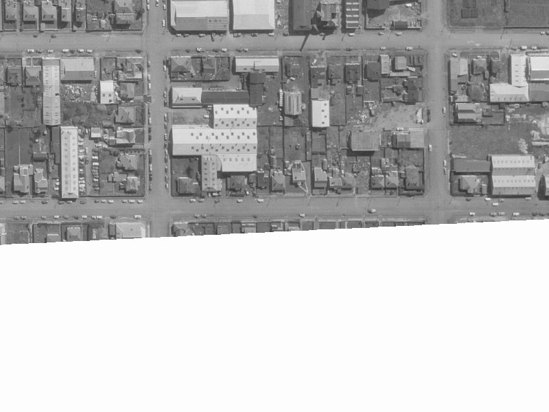 68 Kingsley Street from the air, 1960-1964