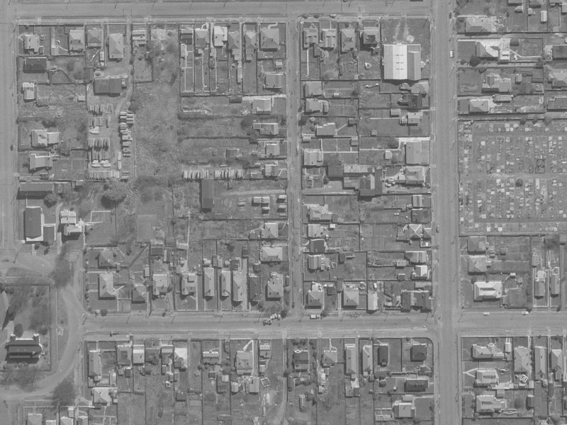 15A Cotterill Street from the air, 1960-1964