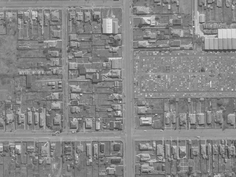 389 Selwyn Street from the air, 1960-1964