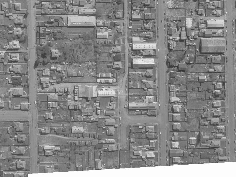 21 Kent Street from the air, 1960-1964