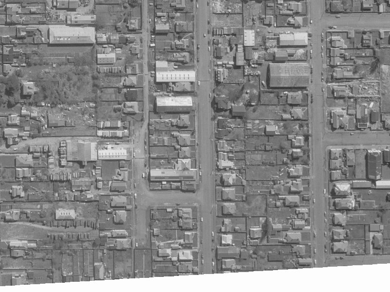 80 Montreal Street from the air, 1960-1964