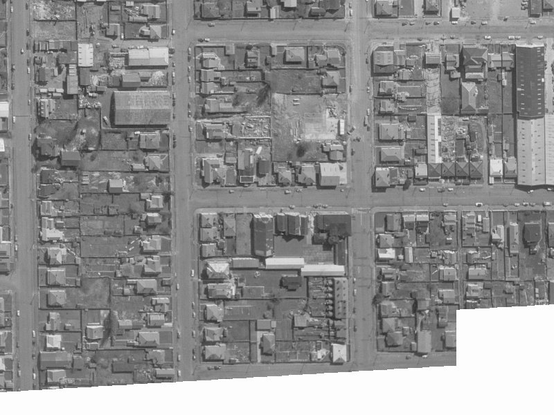 12 Battersea Street from the air, 1960-1964