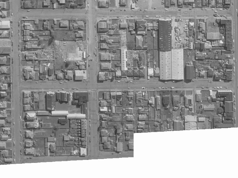 Battersea Street from the air, 1960-1964