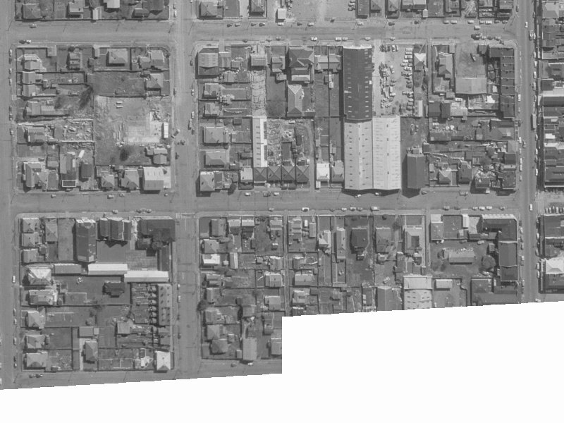 30 Dewsbury Lane from the air, 1960-1964