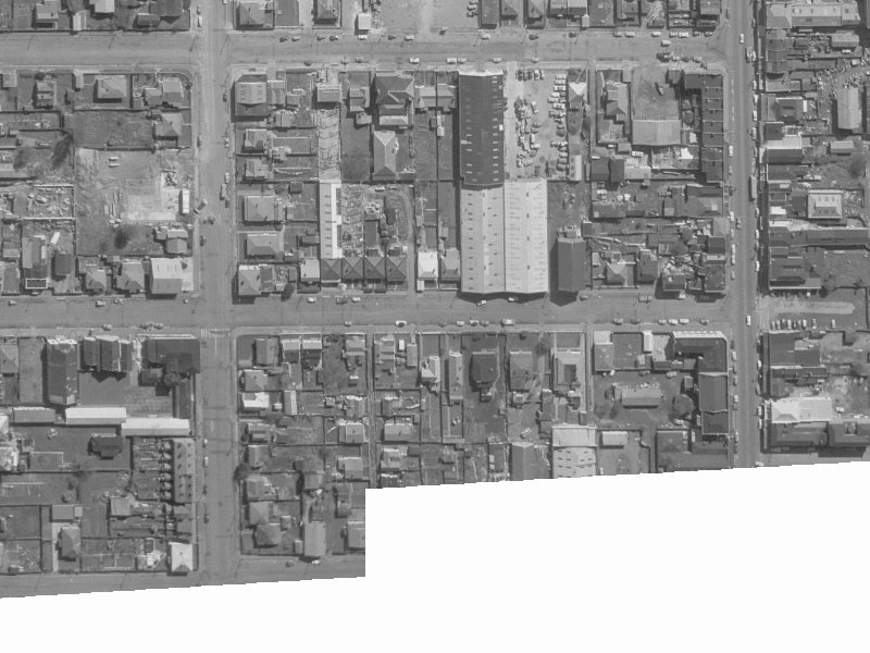 40 Battersea Street from the air, 1960-1964