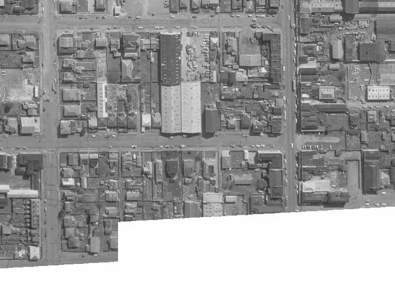 48 Battersea Street from the air, 1960-1964