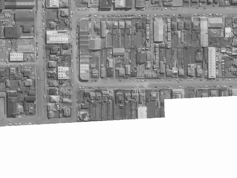 12 Kingsley Street from the air, 1960-1964