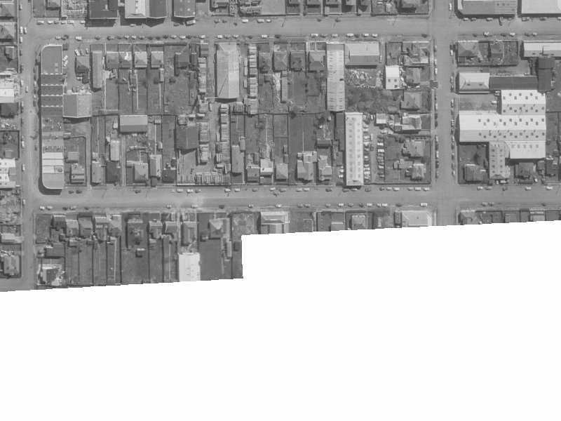 32 Kingsley Street from the air, 1960-1964