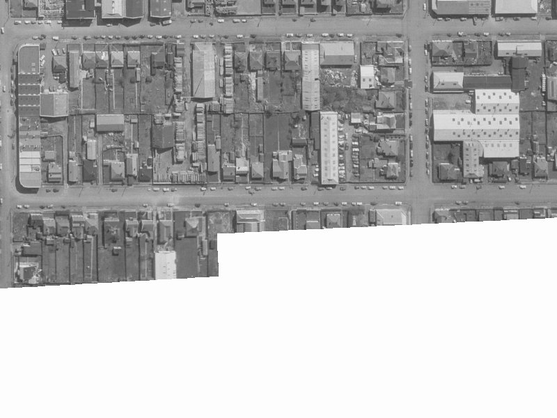 36 Kingsley Street from the air, 1960-1964