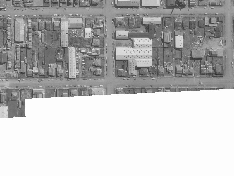 58 Kingsley Street from the air, 1960-1964