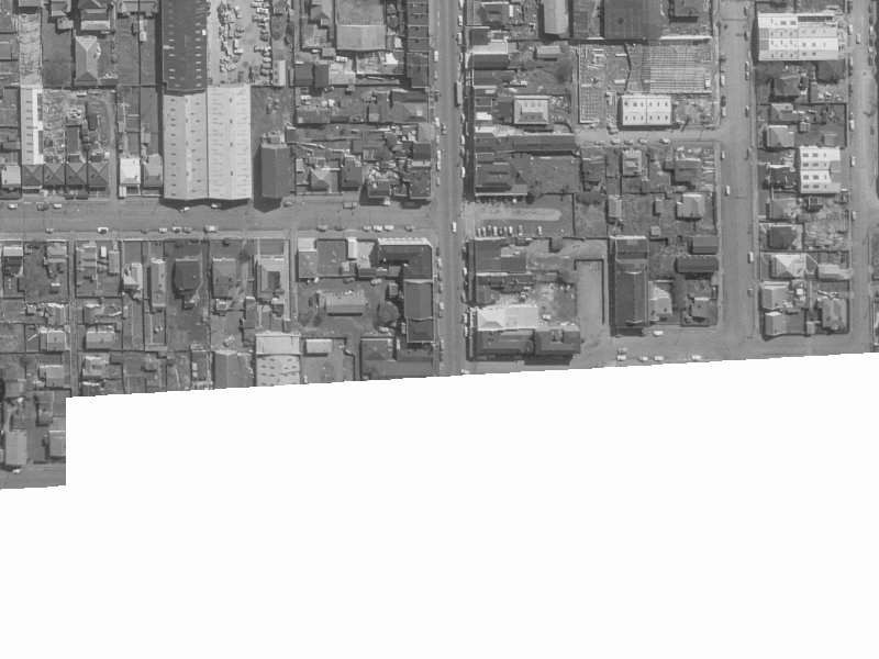 437A Colombo Street from the air, 1960-1964