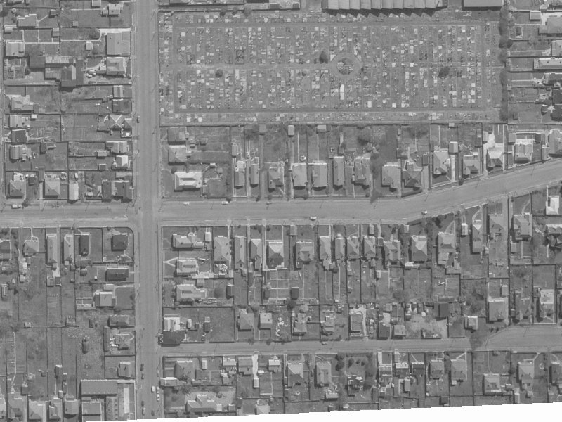18A Fairfield Avenue from the air, 1960-1964