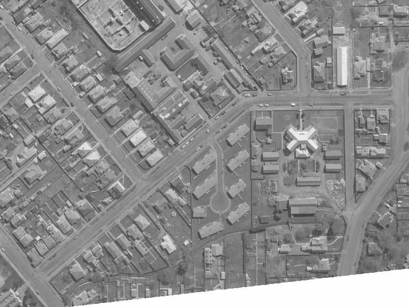 38 Poulson Street from the air, 1960-1964