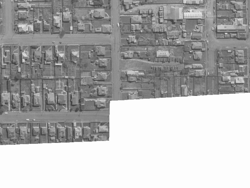 82E Antigua Street from the air, 1960-1964