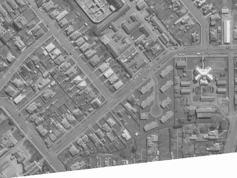 30 Poulson Street from the air, 1960-1964