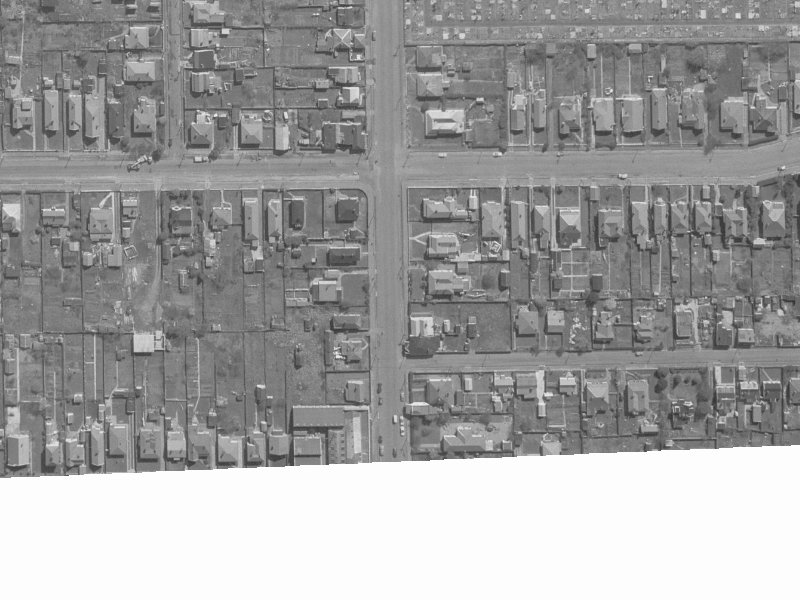 378 Selwyn Street from the air, 1960-1964