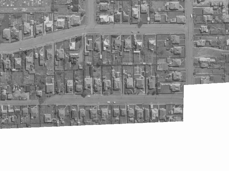 71 Burke Street from the air, 1960-1964